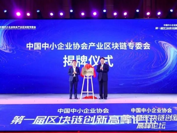 中國中小企業(yè)區(qū)塊鏈專委會(huì)授予新天杰·西南天府?dāng)?shù)字首批理事單位